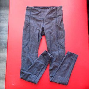 Lululemon athletic pants / tight grey women's size 4